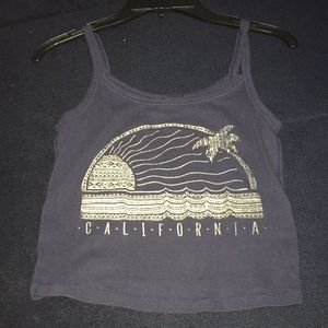 cropped tank top